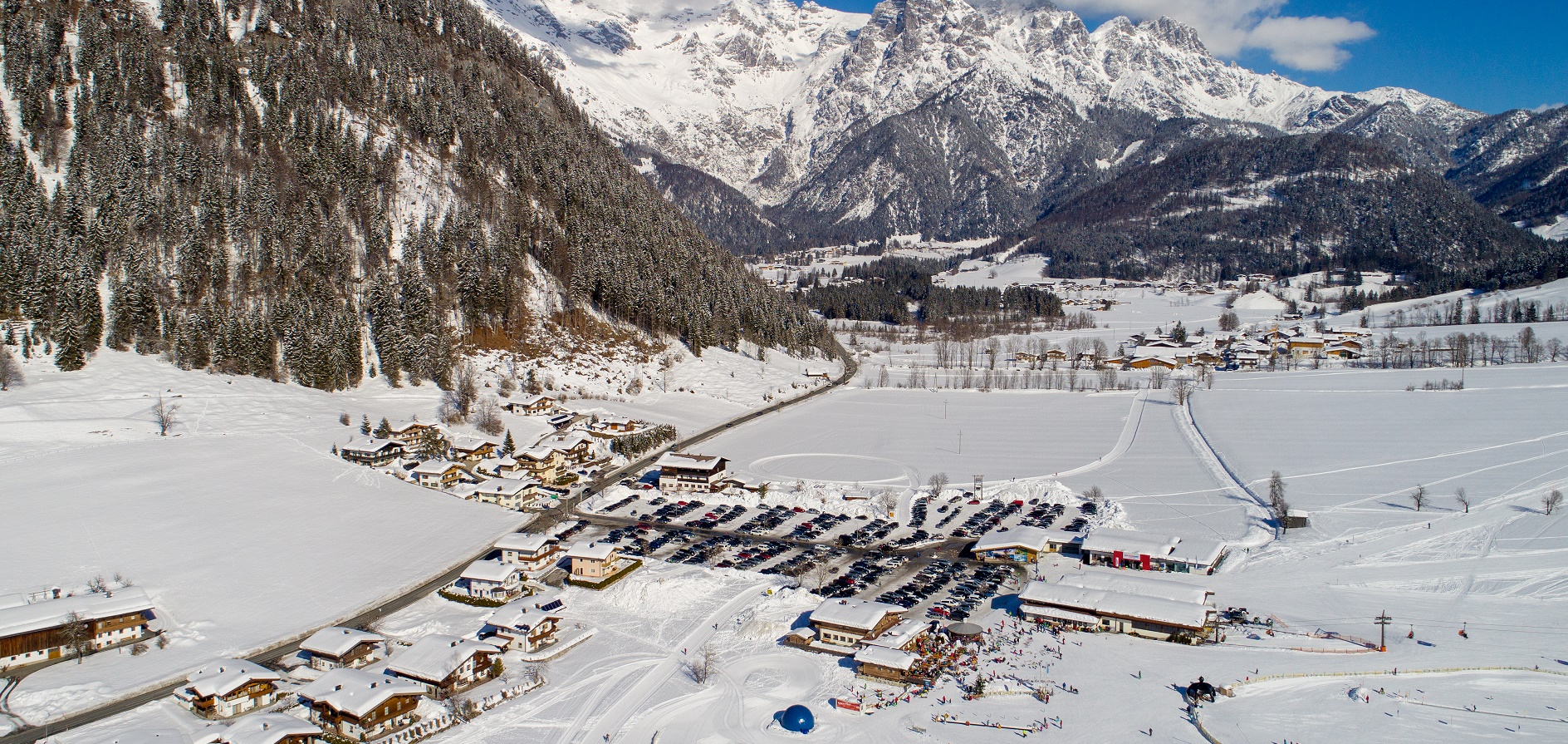 Unterkunft direkt an der Skipiste